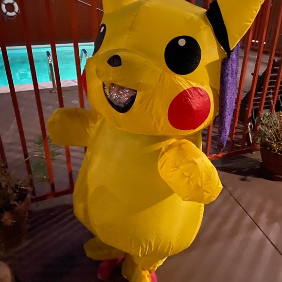 Costumes Blow Up Pikachu Costume Brand New Poshmark